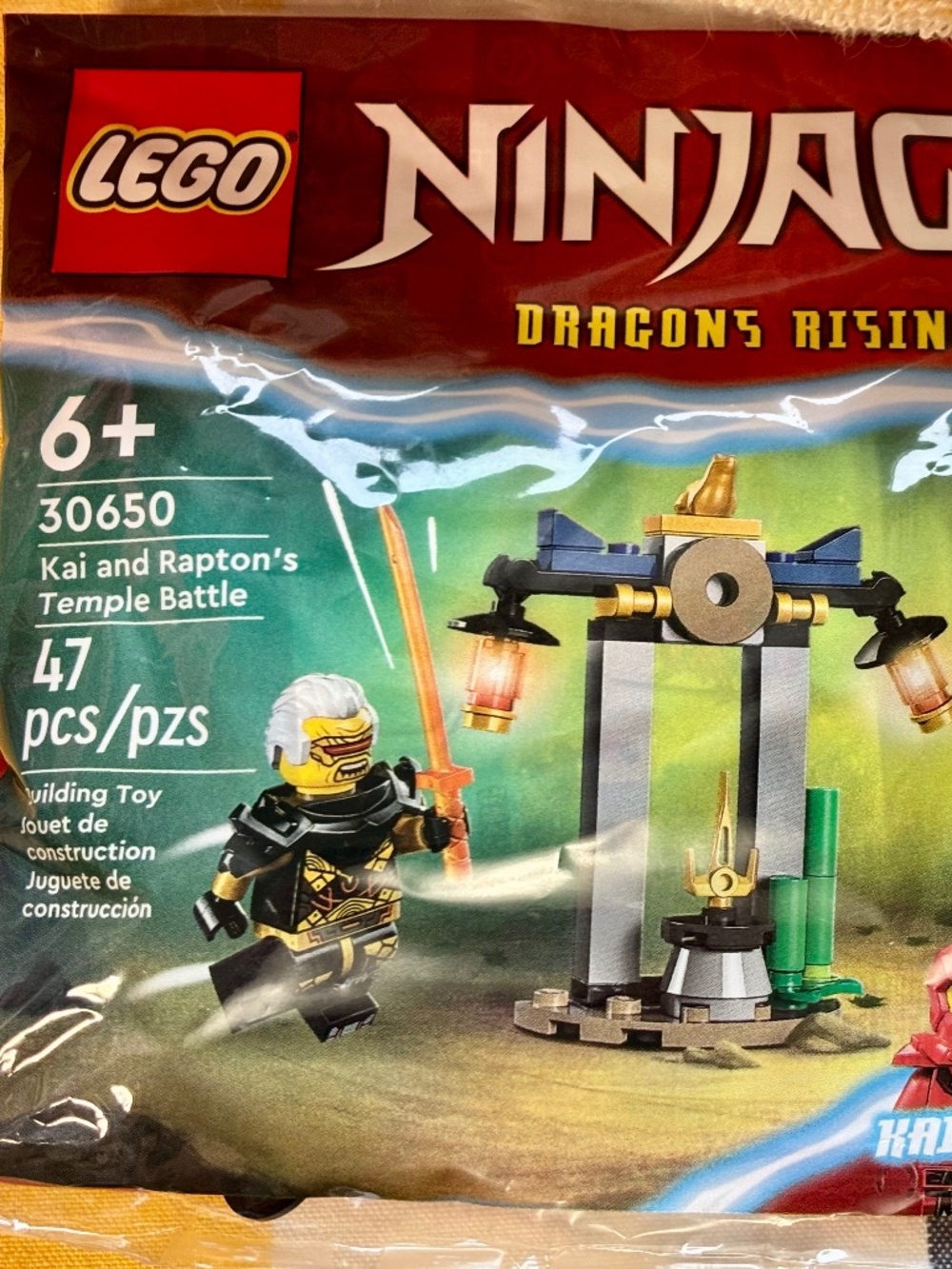 Lego DRAGONS RISING SEASON 1 "Kai and Rapton's Temple Battle polybag" 30650